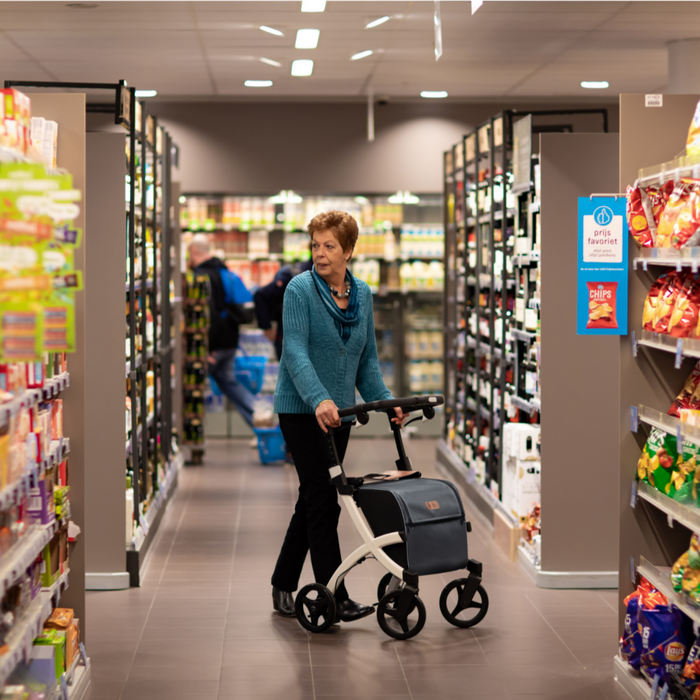 Supermarket shopping made easy with the Rollz Flex