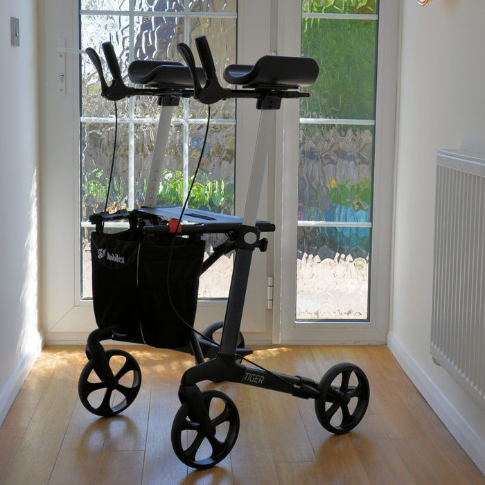 Mobilex Tiger Forearm Walker in the home