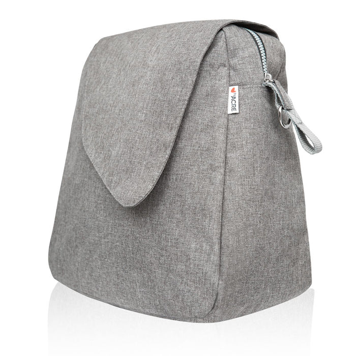byAcre ultralight accessory weekend bag grey logo
